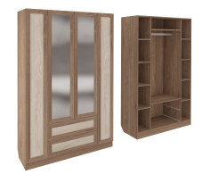 Шкафы распашные, Шкаф ШК-4/5