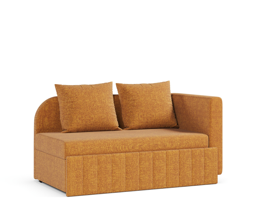 Диваны прямые кухонные, Кушетка Кларисс, рогожка