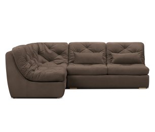 Модульный угловой диван Борнео со спальным местом, велюр