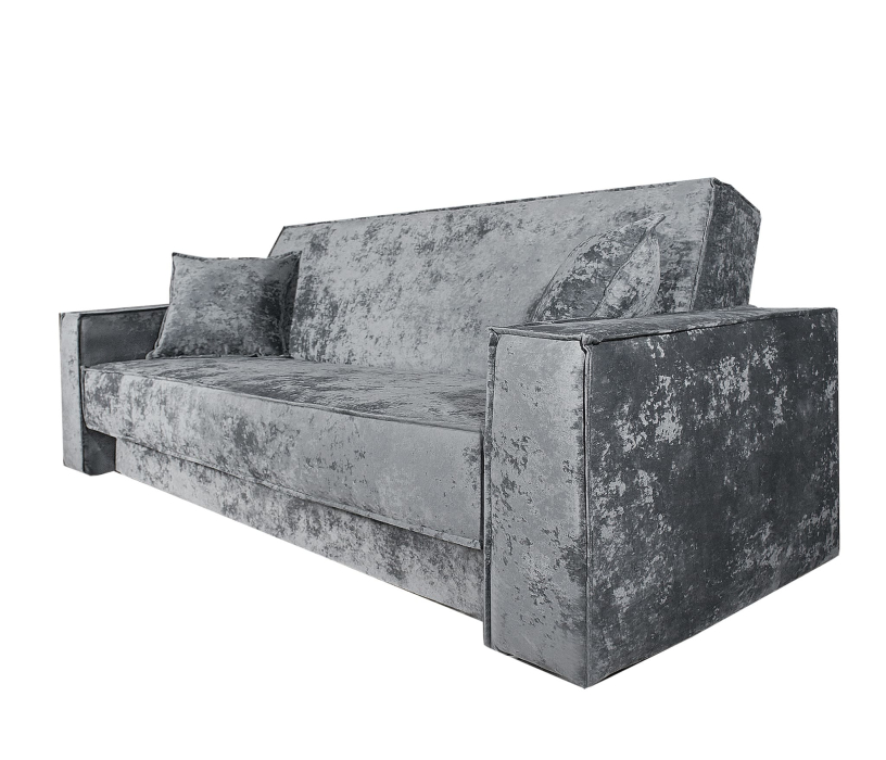 Диваны прямые, Диван-кровать книжка, Лофт с широкими боковинами 120, плюш