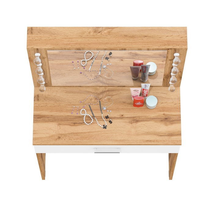 С зеркалом, Столик косметический с подсветкой СТ-4