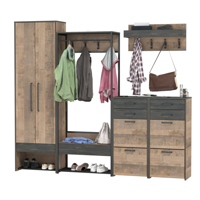 Прихожие, Прихожая модульная в стиле лофт Трувор № 238