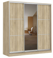 Шкафы-купе 3-х дверные, Шкаф-купе 2020х590х2300 Вариант №4