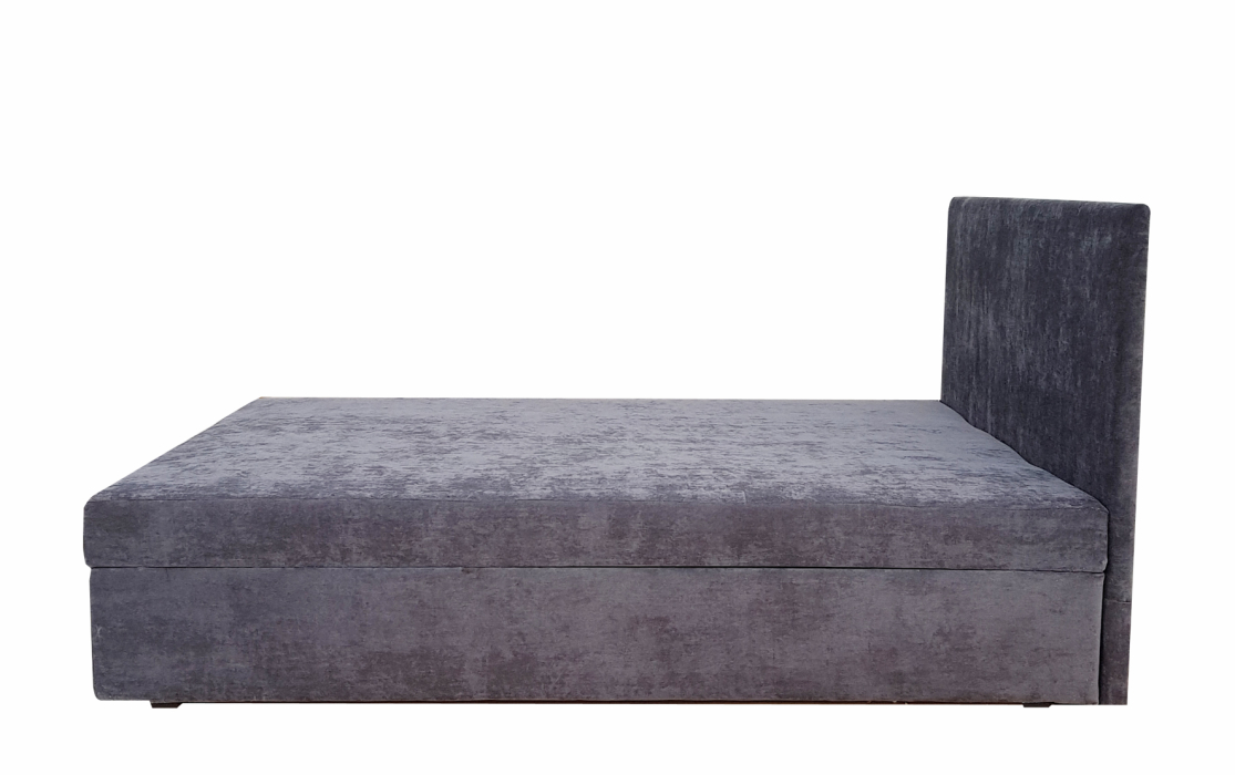 Кровати с мягким изголовьем, Кровать АТЛАНТА 140 с мягким изголовьем, с подъемным механизмом ,велюр