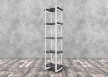 Стеллаж Айсберг Лофт 40х182-2 белый