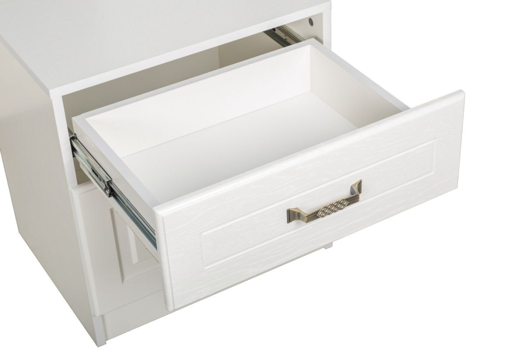 Модульные cпальни, Кровать 1600 Ливерпуль с основанием и двумя тумбами