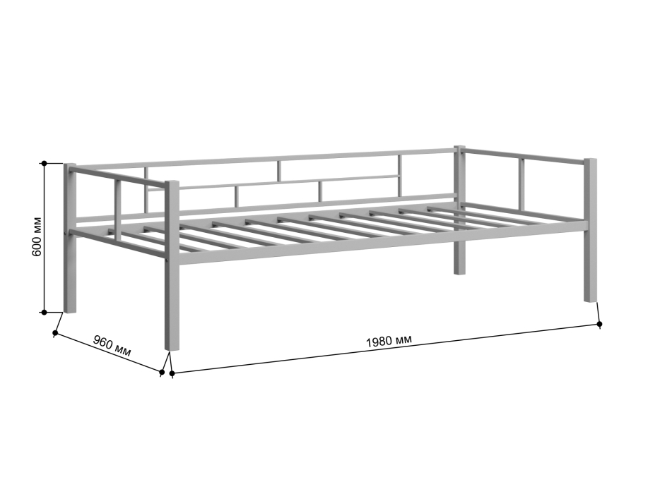 Кровати одноярусные, Односпальная кровать Арга 