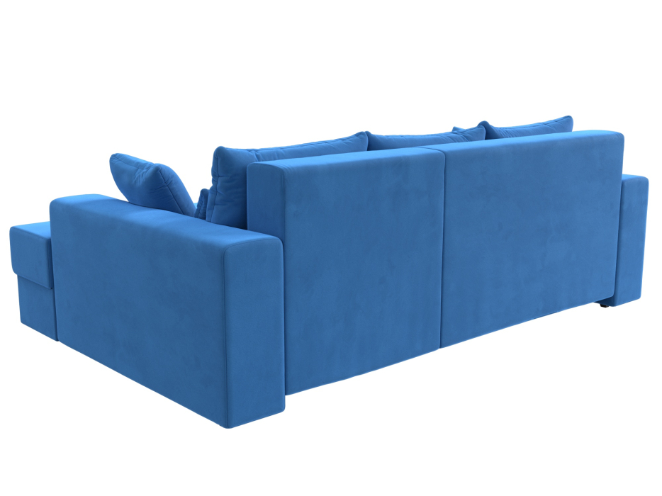 Диваны угловые в гостиную, Угловой диван Майами правый угол, велюр