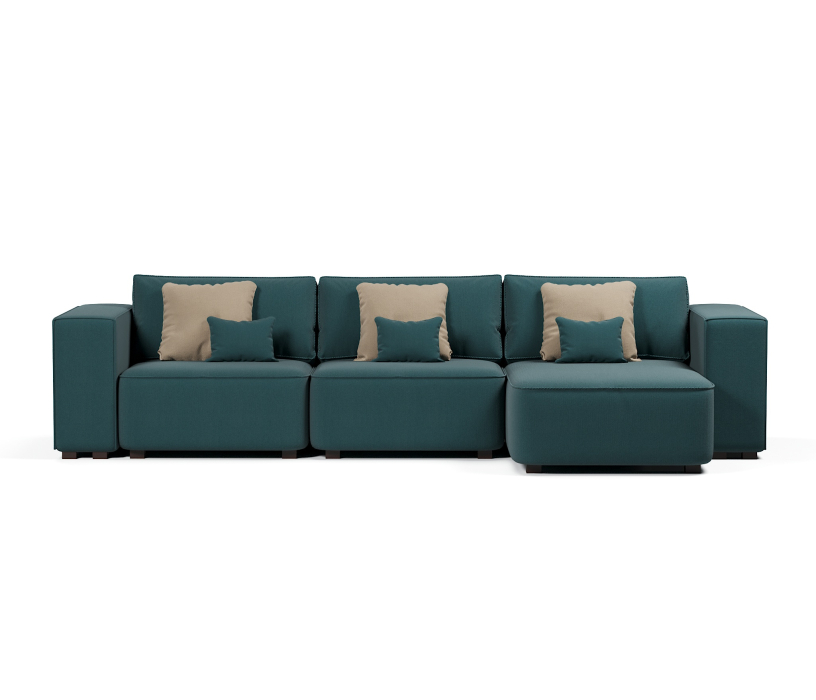 Диваны угловые, Диван-кровать угловой еврокнижка Сиэтл, велюр