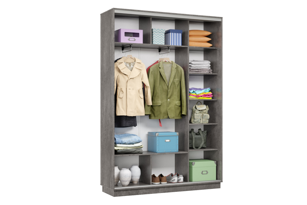 Шкафы-купе, Шкаф-купе Премьер Лайт 09 (11;11) двухдверный