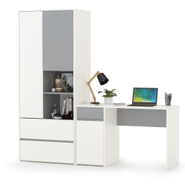 Стол рабочий со шкафом для одежды Торонто