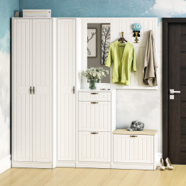 Вешалка настенная П-6 МДФ фрезеровка прованс