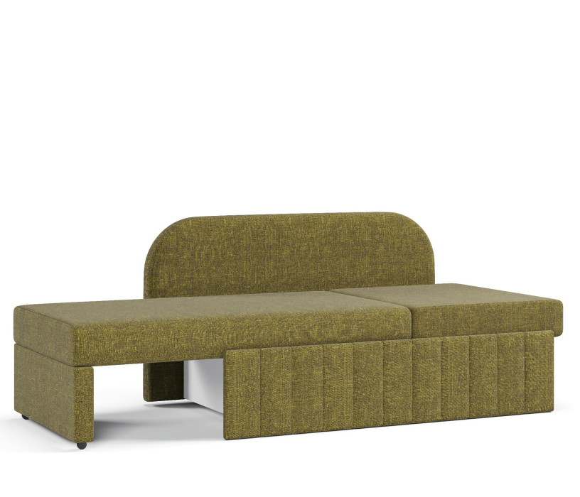 Диваны прямые кухонные, Кушетка Кларисс, рогожка