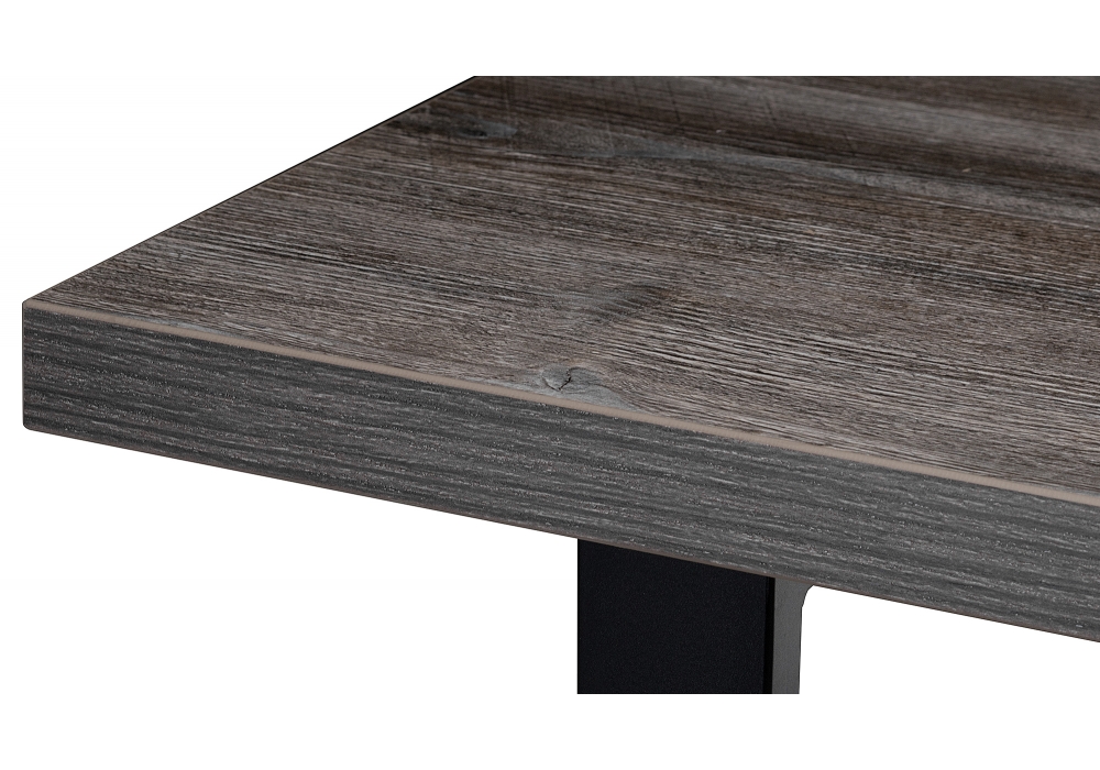 Обеденные столы, Стол деревянный Эльпатия 110 (черный матовый)