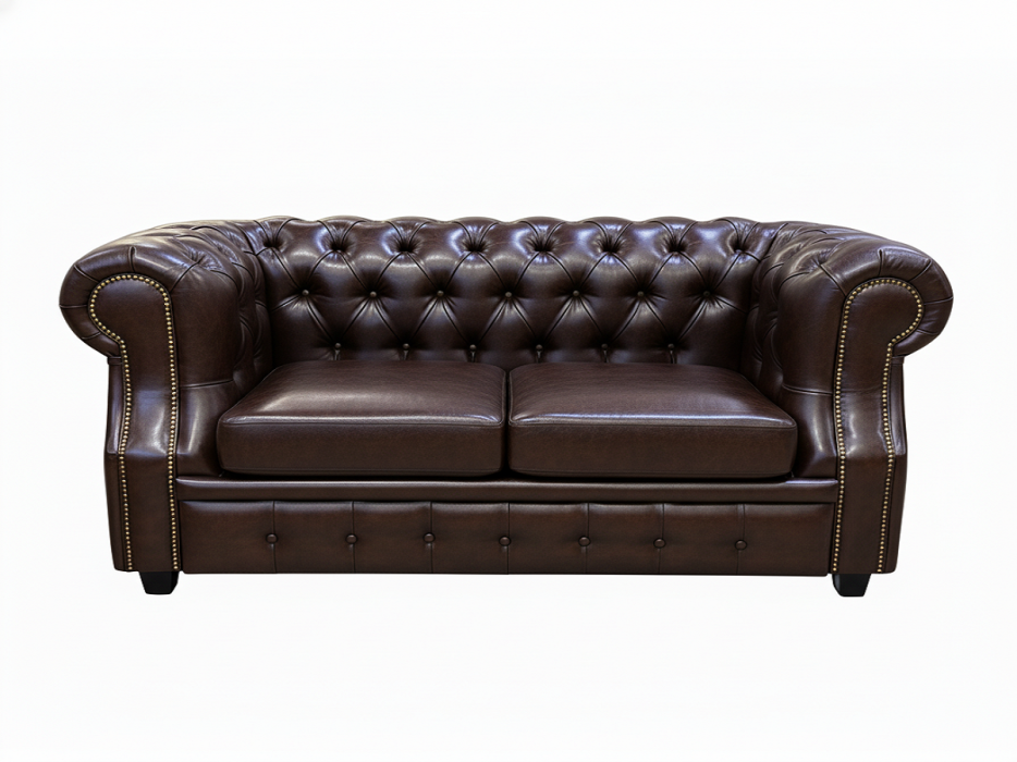 Диваны прямые, Диван Честер  Лофт 2-х местный, экокожа