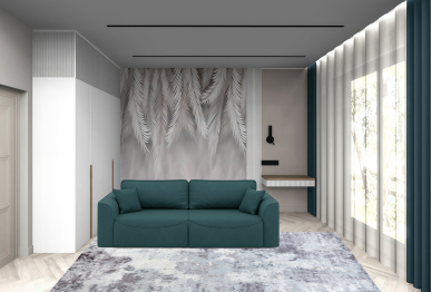 Диван-кровать еврокнижка Рафаэль НПБ, велюр