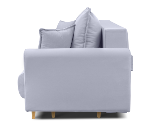 Диван кровать прямой со спальным местом "Мия", микровелюр