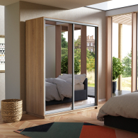 Шкафы-купе, Шкаф-купе Экспресс Экспенс дуо 2200 x 1400 x 600