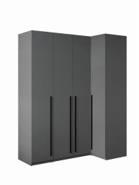 Угловой шкаф для одежды распашной с ящиками, София, 2200х900х1700мм