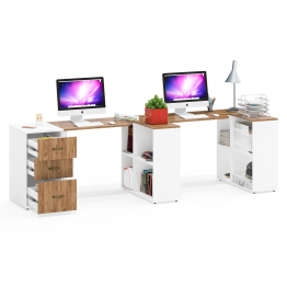 Место для учёбы двоих детей с тумбой Лидер-8 МД 3.16.