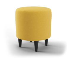 Банкетка мягкая, Пуф Нико на деревянных ножках, рогожка