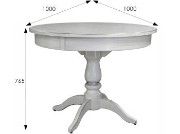 Стол обеденный Мебелик Моро 04 раздвижной 100/140*100