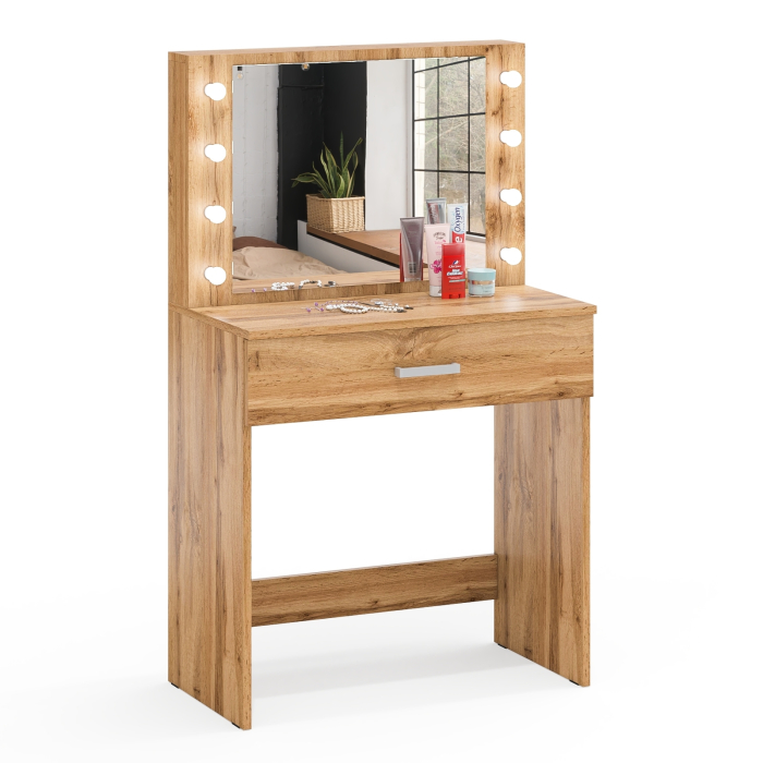 С зеркалом, Столик косметический с подсветкой СТ-4