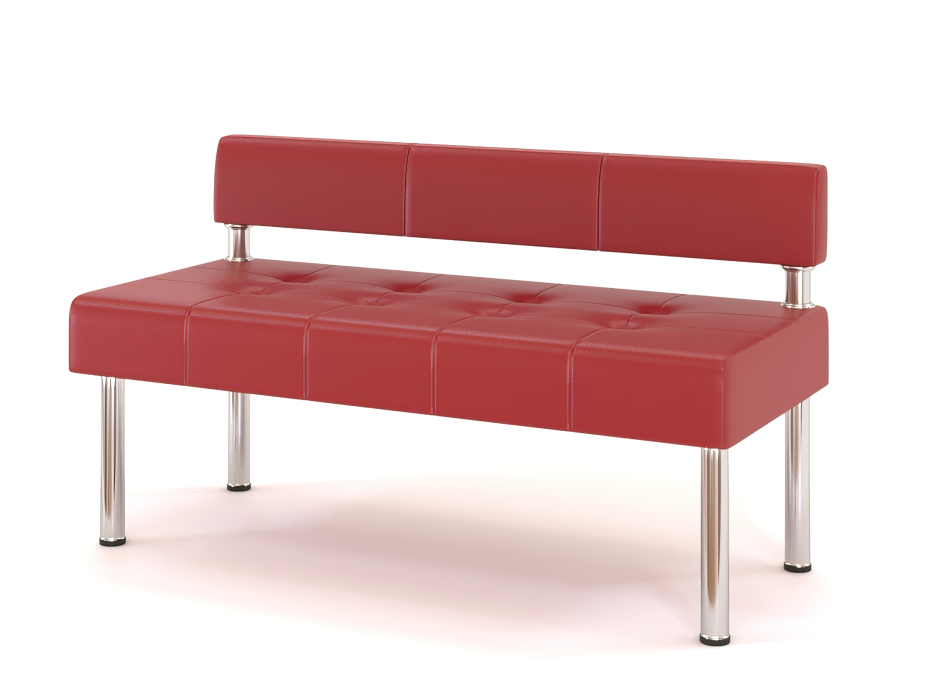 Офисные диваны, Офисный диван Бизнес со спинкой 120