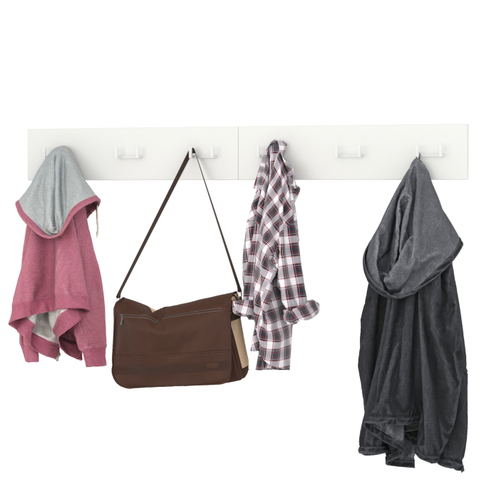 Настенные, Вешалка Октава на шесть крючков.