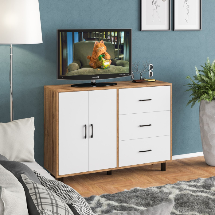 Комоды, Комод-тумба две дверки и три ящика РВК 123-1204