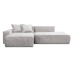 Диван угловой "Бали"со спальным местом, микровелюр