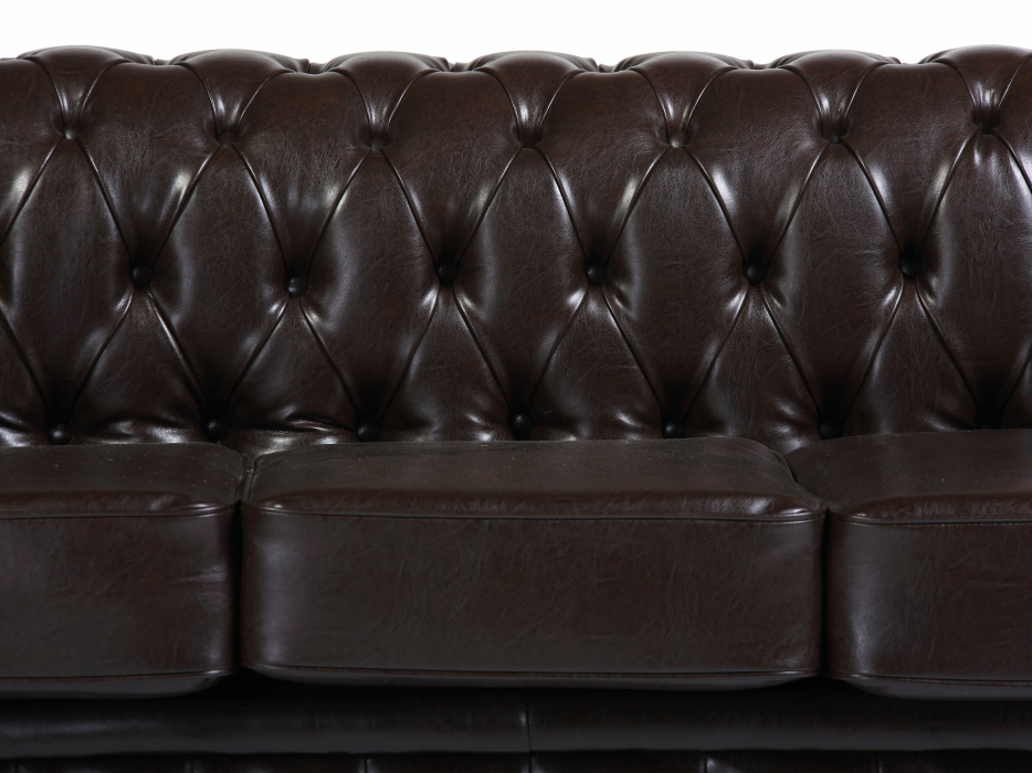 Диваны прямые, Диван Честер 3-х местный, экокожа