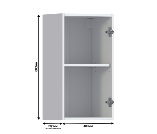 Дублин шкаф 40 навесной с фасадом