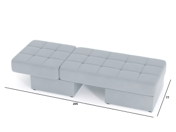 Диван-кровать еврокнижка трасформер Оливер Уно, велюр