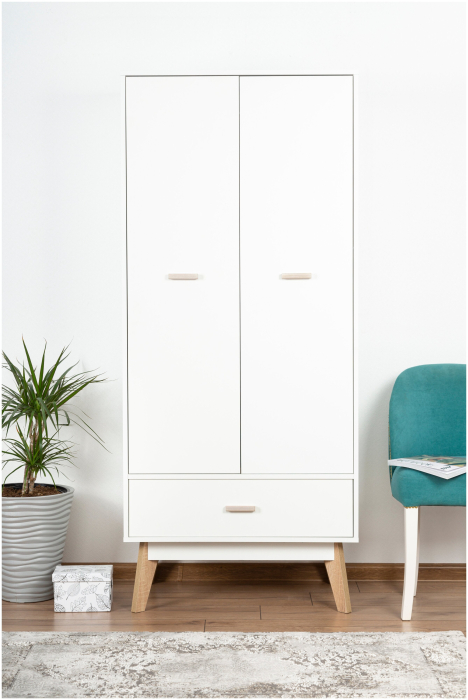 Шкафы двухстворчатые, Шкаф для одежды Радиорама 2113 185х80х50 см