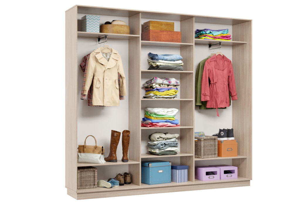 Шкафы-купе, Шкаф-купе Премьер 53 Ясень шимо светлый