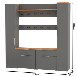 Узкая мебель в прихожую Октава № 35