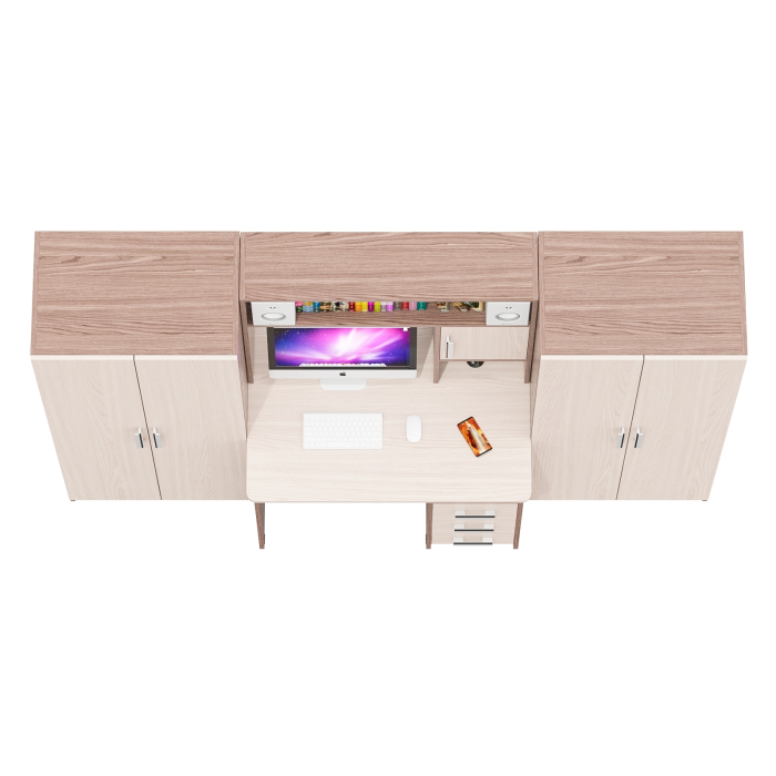 Домашние кабинеты, Стол для компьютера и два шкафа СК-9