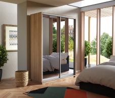 Шкафы-купе, Шкаф-купе Экспресс Экспенс дуо 2200 x 1600 x 600