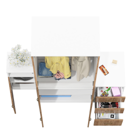 Набор мебели для офиса Лидер-8 из глубокого шкафа и двух тумб МД 3.16 и МД 3.19