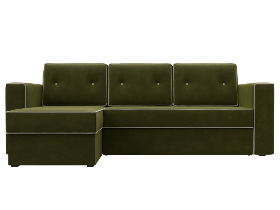 Диваны угловые в гостиную, Угловой диван Принстон левый угол, микровельвет