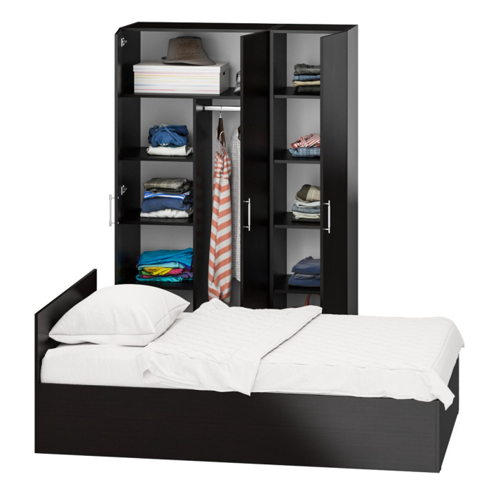 Спальные гарнитуры, Спальный гарнитур № 1 Стандарт с кроватью 1200