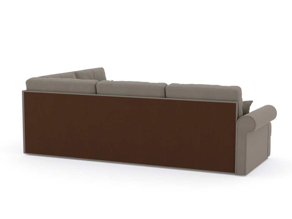 Диваны угловые в гостиную, Диван-кровать угловой Мирта дельфин, велюр