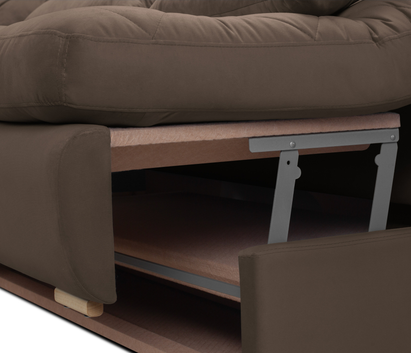 Диваны угловые в гостиную, Модульный угловой диван Борнео со спальным местом, велюр