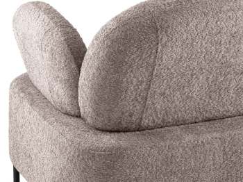 Кресло STOOL GROUP Кэнди с подлокотниками букле