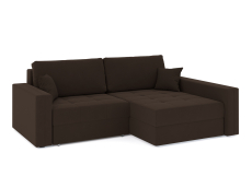 Диваны угловые в гостиную, Диван-кровать угловой Брест 2 секции еврокнижка, велюр