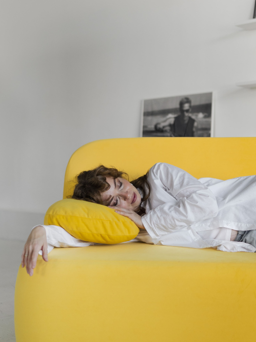 Дизайнерские диваны, Бескаркасный диван Бабл, велюр