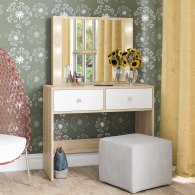 С зеркалом, Стол туалетный с подсветкой СТ-5