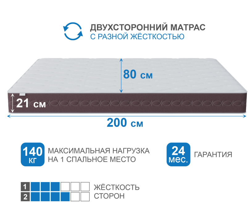 800 x 2000, Матрас Корсика-Олимпик 800х2000