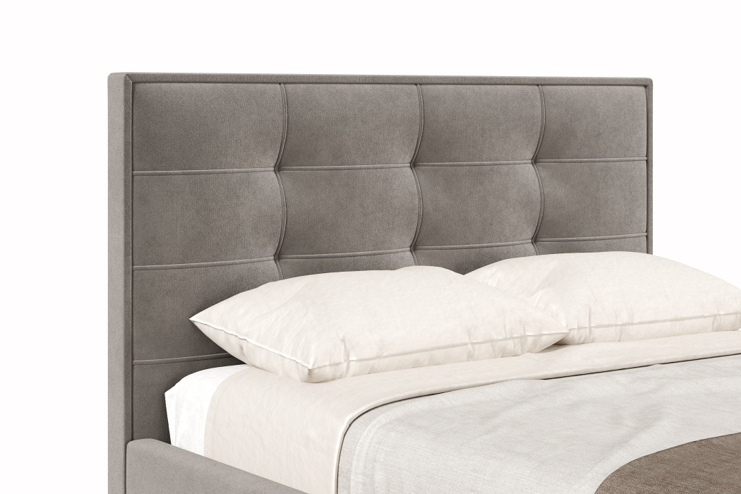 Мягкая кровать, Кровать Римини 1200 с подъёмным механизмом, велюр